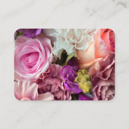 Cartão De Informações Vivid Orchid Florals Enclosure Card