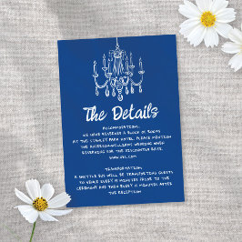 Cartão De Informações Whimsical Illustrated Hand-Drawing Info