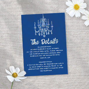 Cartão De Informações Whimsical Illustrated Hand-Drawing Info