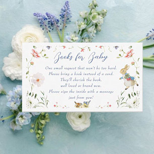 Cartão De Informações Wildflower Peter the Rabbit Livros para Bebê