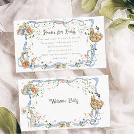 Cartão De Informações Wildflower Peter the Rabbit Livros para Bebê