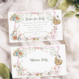 Cartão De Informações Wildflower Peter the Rabbit Livros para Bebê