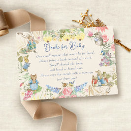 Cartão De Informações Wildflower Peter the Rabbit Livros para Bebê