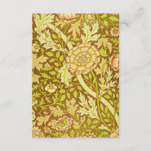 Cartão De Informações William Morris - design de William Morris