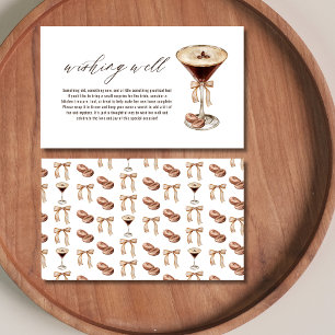 Cartão De Informações Wishing Good Love está criando Chá de panela Marti