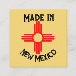 Cartão De Informações Zia Sun Made in New Mexico State Flag