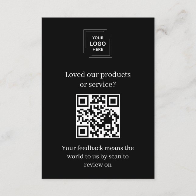 Cartão de Inserção de Avaliação de Feedback do Cli (Frente)