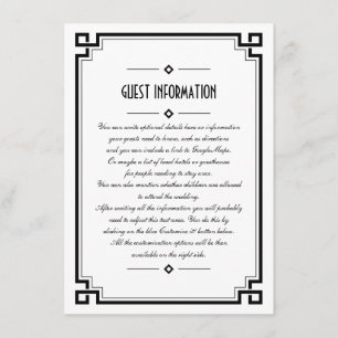 Cartão de Inserção de Casamento de Arte de Quadro 