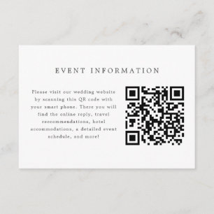 Cartão de Inserção de Convite de Casamento Azul e 