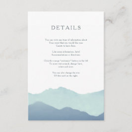 Cartão de Inserção de Cordilheira