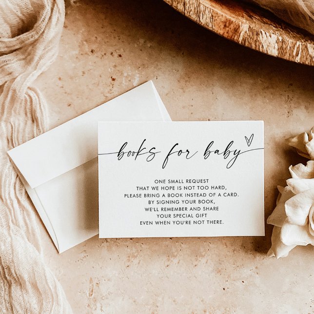 Cartão de Inserção de Livros Boho Modernos para Be (Criador carregado)