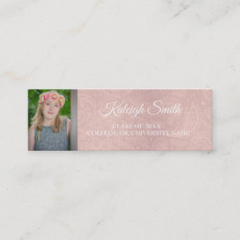 Cartão de Inserção de Nome para Graduação de Foto