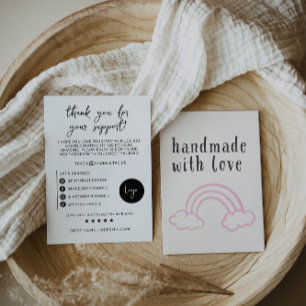 Cartão de Inserção de Pacote Empresarial Moderno