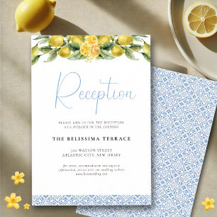 Cartão de Inserção de Recepção La Dolce Vita