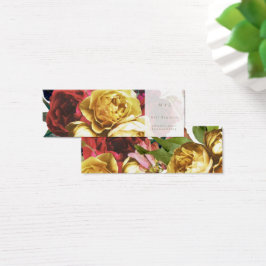 Cartão de Inserção de Rosas de Vintage do Jardim I