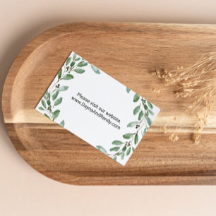 Cartão de Inserção de Site Tropical Eucalyptus Ver