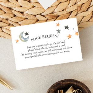 Cartão de Inserção de Solicitação de Livro de Chás