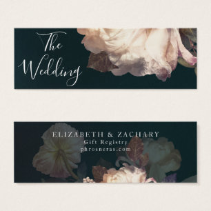 Cartão de Inserção do Registro Emerald Antique 