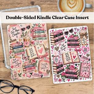 Cartão de Inserção Duplo Face para Kindle Romance 