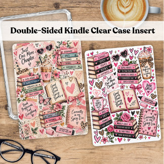Cartão de Inserção Duplo Face para Kindle Romance