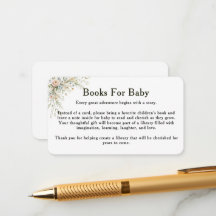 Cartão de Inserção Livros para Bebê Baby In Bloom