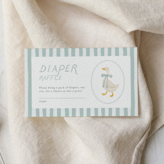 Cartão de Inserção para Chá de Bebê Silly Goose So