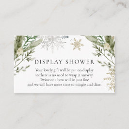 Cartão de Inserção para Chuveiro de Babá com Expos