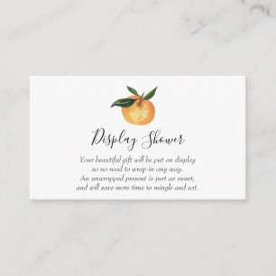 Cartão de inserção para chuveiro de exibição Littl