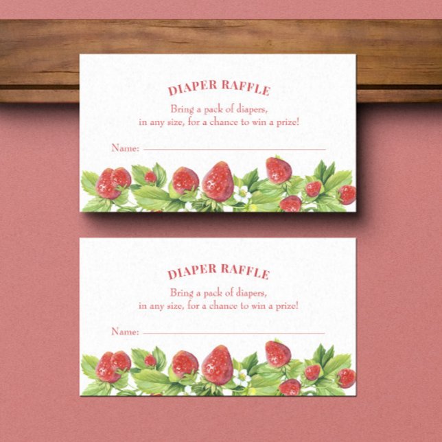 Cartão de Inserção Raffle para Fralda de Chá de fr (Criador carregado)