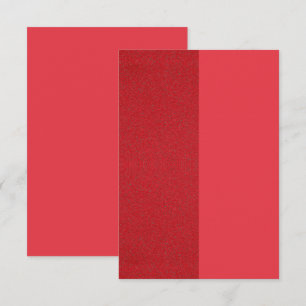 Cartão de Inserção Texturizado Vermelho Tomate Div
