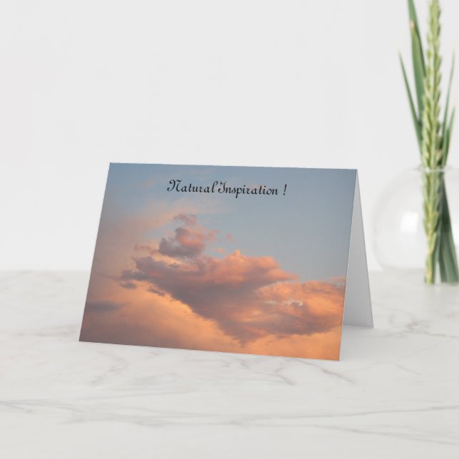 Cartão de Inspiração Natural Ambers! (Frente)