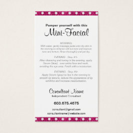 Cartão de Instrução MiniFacial