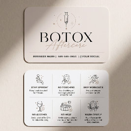 Cartão de Instruções de Pós-Tratamento de Botox Mi