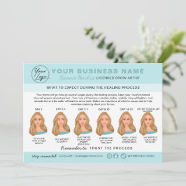 Cartão de instruções de pós-tratamento de microbex