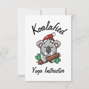 Cartão de Instrutor de Yoga Koalafied