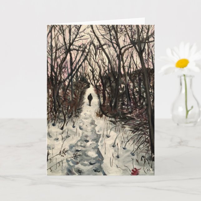 Cartão de inverno de 2021 (Planta pequena)