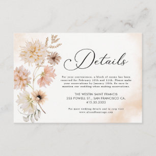 Cartão de Invólucro Botânico Bohemian Botanical De