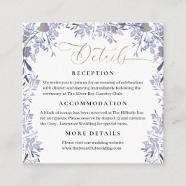 Cartão de Invólucro Botânico Vintage