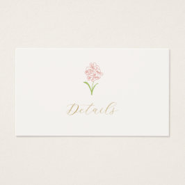 Cartão de Invólucro de Casamento do Registro de Ro