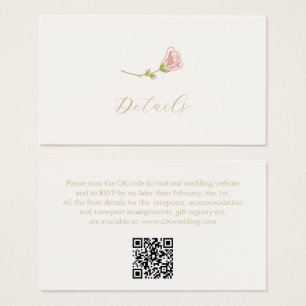 Cartão de Invólucro de Casamento do Registro de Ro