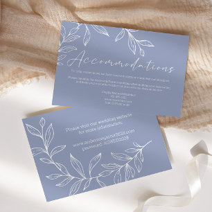 Cartão de Invólucro de Flores Periwinkle