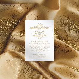 Cartão de Invólucro de Frame de Ouro de Luxo