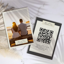 Cartão de Invólucro Russo Elegante com fotografia