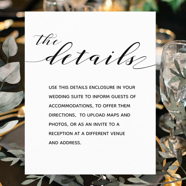 Cartão de Invólucro Rustic Calliografia Details (Criador carregado)