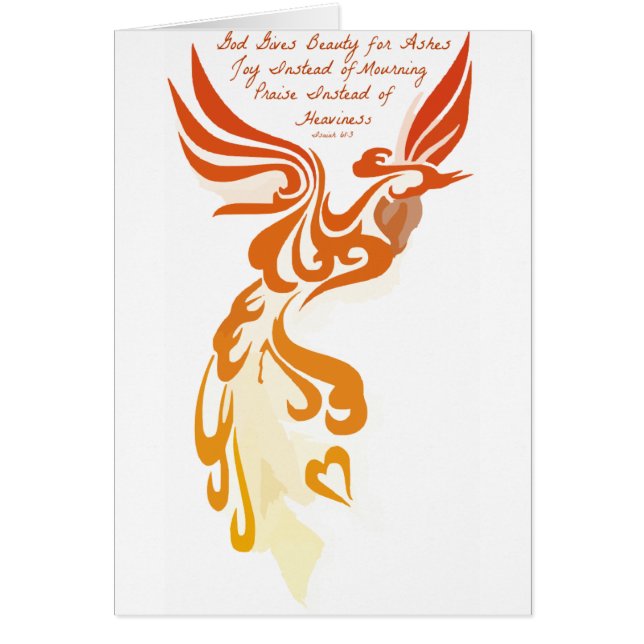 Cartão de Isaiah 61 Phoenix (Frente)