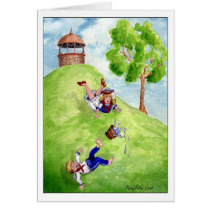 Cartão de Jack e de Jill