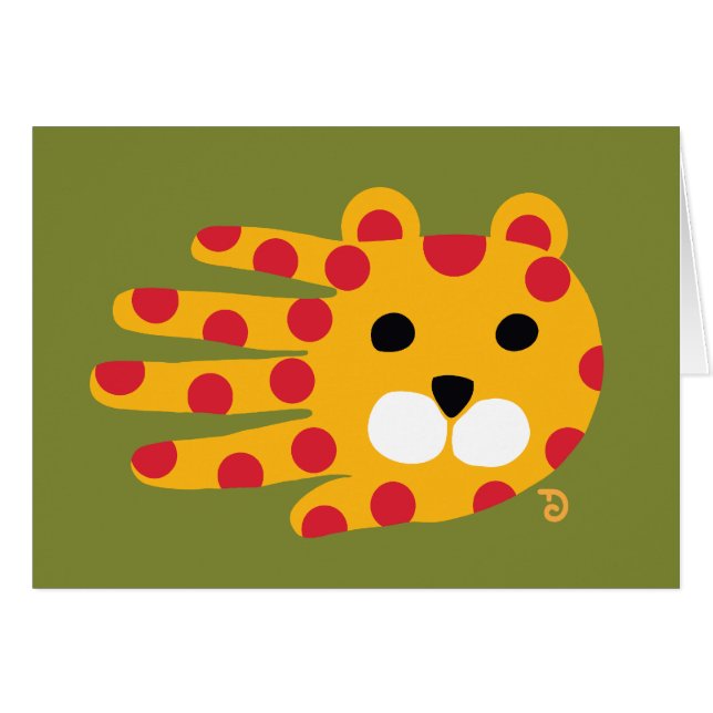 Cartão de Jaguar (Frente Horizontal)