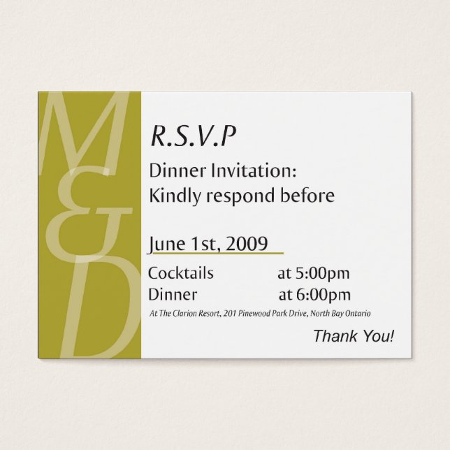 Cartão de Janto da Mindy (Frente)