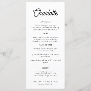 Cartão de Janto de Casamento de Carteira de Local