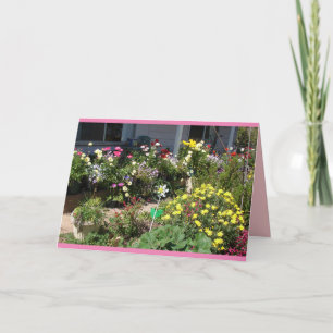 Cartão de Jardim de Campo de Floral de Primavera